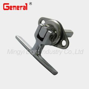 50710 Anti Dust/water Handle ,zinc Alloy Die Cast Handle with Bright Chrome Platedith Rubber Escutcheon Gasket 5/16'' Square Shaft and 1-23/32'' Long