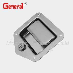 50423 Paddle Handle Latch 2-point Flush Lock Stainless Steel Pan Designed for 0.50''travel