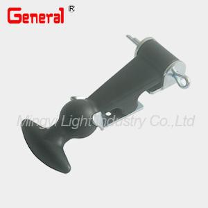 92001 Hood Rubber Latch with Blue Zinc Plated Steel Bracket